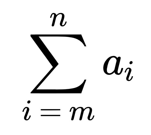 Capital-sigma notation